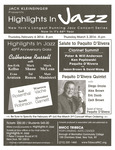 Highlights in Jazz 43rd Anniversary Gala Flyer