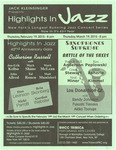 Highlights in Jazz 42nd Anniversary Gala Flyer