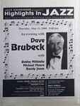 Highlights in Jazz Concert 288- An Evening With Dave Brubeck