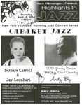 Highlights in Jazz Concert 319- Cabaret Jazz