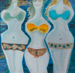 Three Bikinis by Memphis Wood