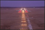 Jacksonville International Airport Runway Lights 22 by Lawrence V. Smith