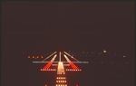 Jacksonville International Airport Runway Lights 26 by Lawrence V. Smith
