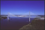 Dames Point Bridge Aerials 2 by Lawrence V. Smith