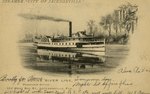 Postcard: Steamer "City of Jacksonville" Clyde St. Johns River Line, Jacksonville, Florida