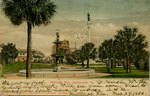 Postcard: Hemming Park, Jacksonville, Florida