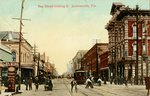 Postcard: Bay Street looking E. Jacksonville, Fla. 1900's