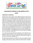 Newsletter May 2020 by Mandarin Garden Club