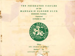 The Federated Circles of the Mandarin Garden Club Year Book 1960