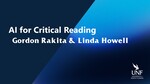 Using AI Tools to Encourage Critical & Engaged Reading by Gordon Rakita and Linda Howell