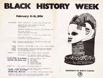 Black History Week, February 11-15, 1974 by Black Student Union of UNF and University of North Florida