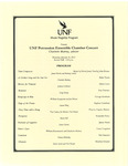 Program: UNF Music Flagship Program Presents UNF Percussion Ensemble Chamber Concert