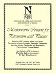 Program: Masterworks Concert for Percussion and Pianos