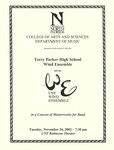 Program: UNF Wind Ensemble with Terry Parker High School Wind Ensemble Nov. 26, 2002
