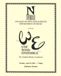 Program: UNF Wind Ensemble April 24, 2001