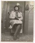 Photograph: Portrait, A Woman Sitting In A Chair by R. Lee Thomas