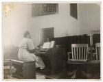Photograph: Portrait, Woman Playing Church Organ by R. Lee Thomas