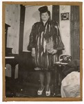 Photograph: Portrait, Woman Wearing Coat And Hat by R. Lee Thomas