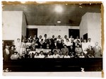 Photograph: Group Portrait, Unidentified People In A Church by R. Lee Thomas