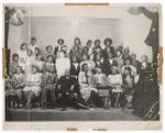 Photograph: Group Portrait, Unidentified People In Church by R. Lee Thomas