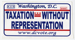 Taxation without Representation Sticker
