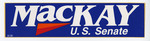 MacKay U.S. Senate sticker
