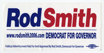 Rod Smith campaign sticker