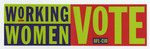 Working Women Vote sticker