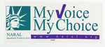 My Voice My Choice sticker