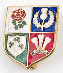 Rose, Thistle, Shamrock Coat Of Arms Lapel Pin