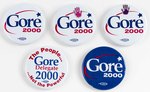 Assorted Al Gore Campaign Buttons