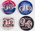 Gore Lieberman Campaign Buttons