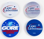Gore Lieberman Campaign Buttons