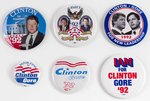 Assorted Clinton/Gore Campaign Buttons