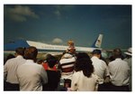 People Waiting for Air Force One to Open. 1996
