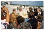 Bill Clinton Greeting People, 1996