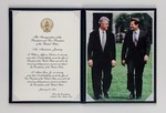 Commemorative Picture and folder of the Inauguration of President Bill Clinton, January 20, 1997