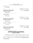 State of Florida Division of Administrative Hearings: Respondent University of North Florida's First Request for Admissions to Petitioner Michael W. Woodward July 2, 1990 and Amended Petition for Administrative Hearing August 31, 1990 by Marcia P. Parker, T R. Hainline Jr, and Timothy Keyser