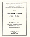Matinee chamber music series -Quartet in g minor, K. 478
