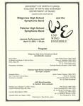 UNF Wing Ensemble with Ridgeview and Fletcher High Schools April 15, 2003