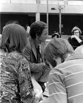 Professor Charles with Students Outside