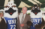Mascots and President Carpenter by University of North Florida