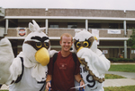 UNF Mascots with Student by University of North Florida